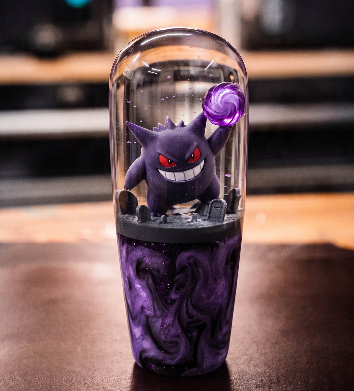Custom Gengar (Shadow Ball) Resin Shift Knob