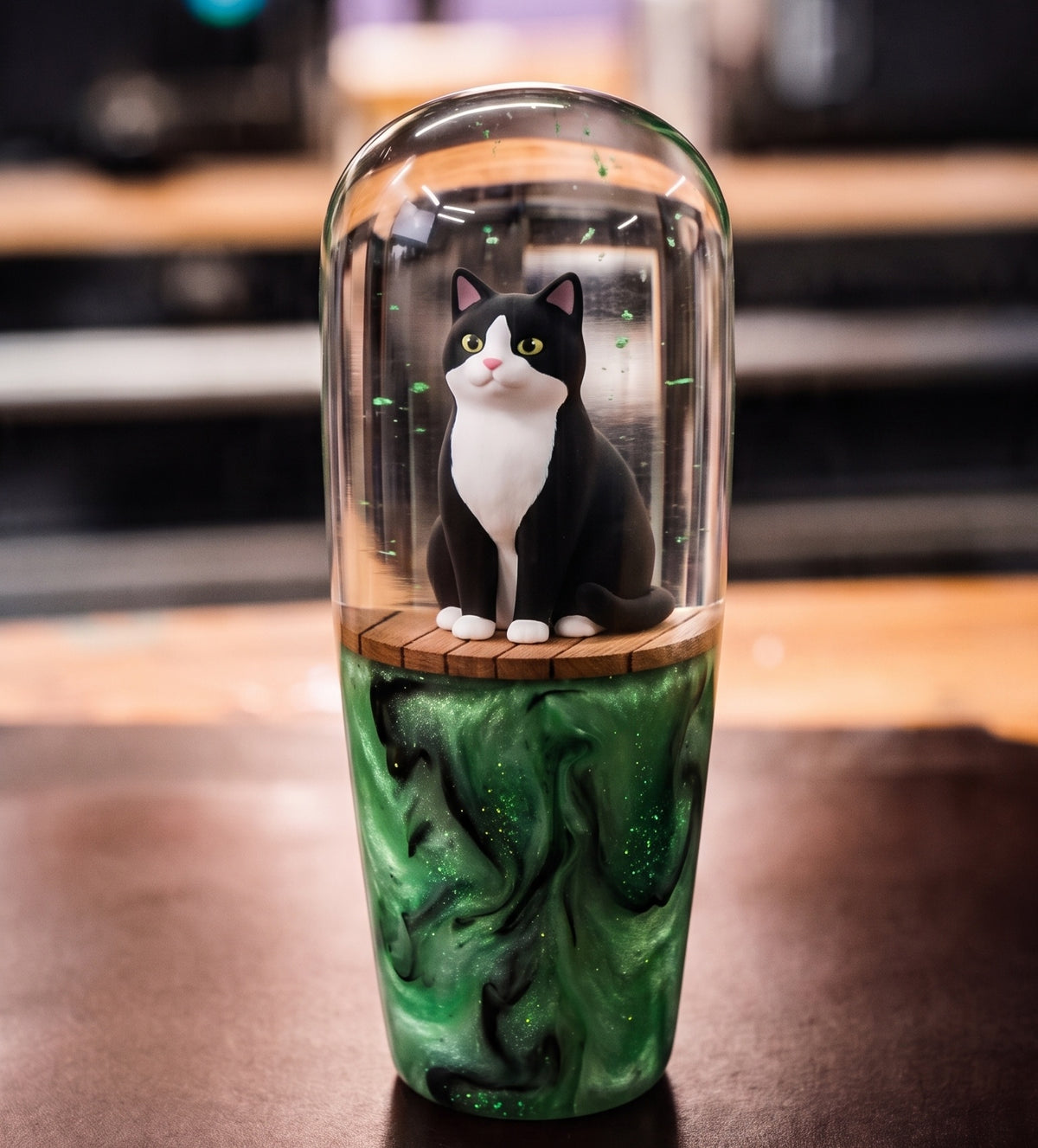 Custom Cat Resin Shift Knob
