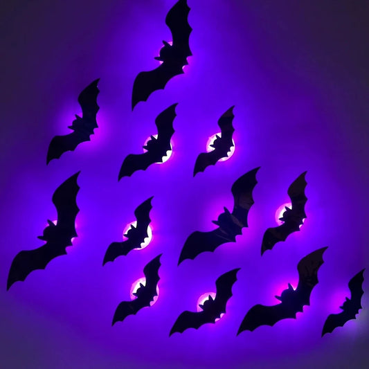 BatGlow™ — 3D LED Glowing Bat Wall Decor