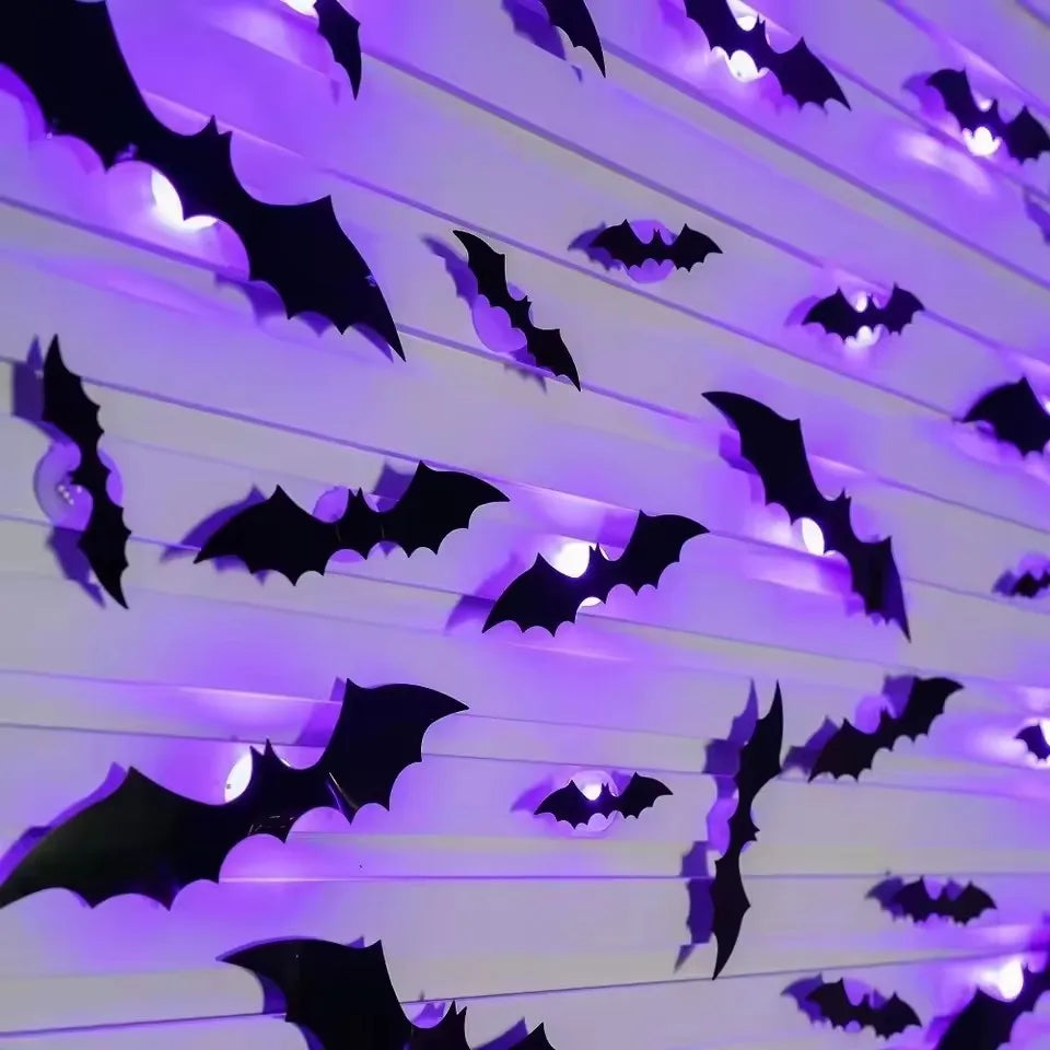 BatGlow™ — 3D LED Glowing Bat Wall Decor