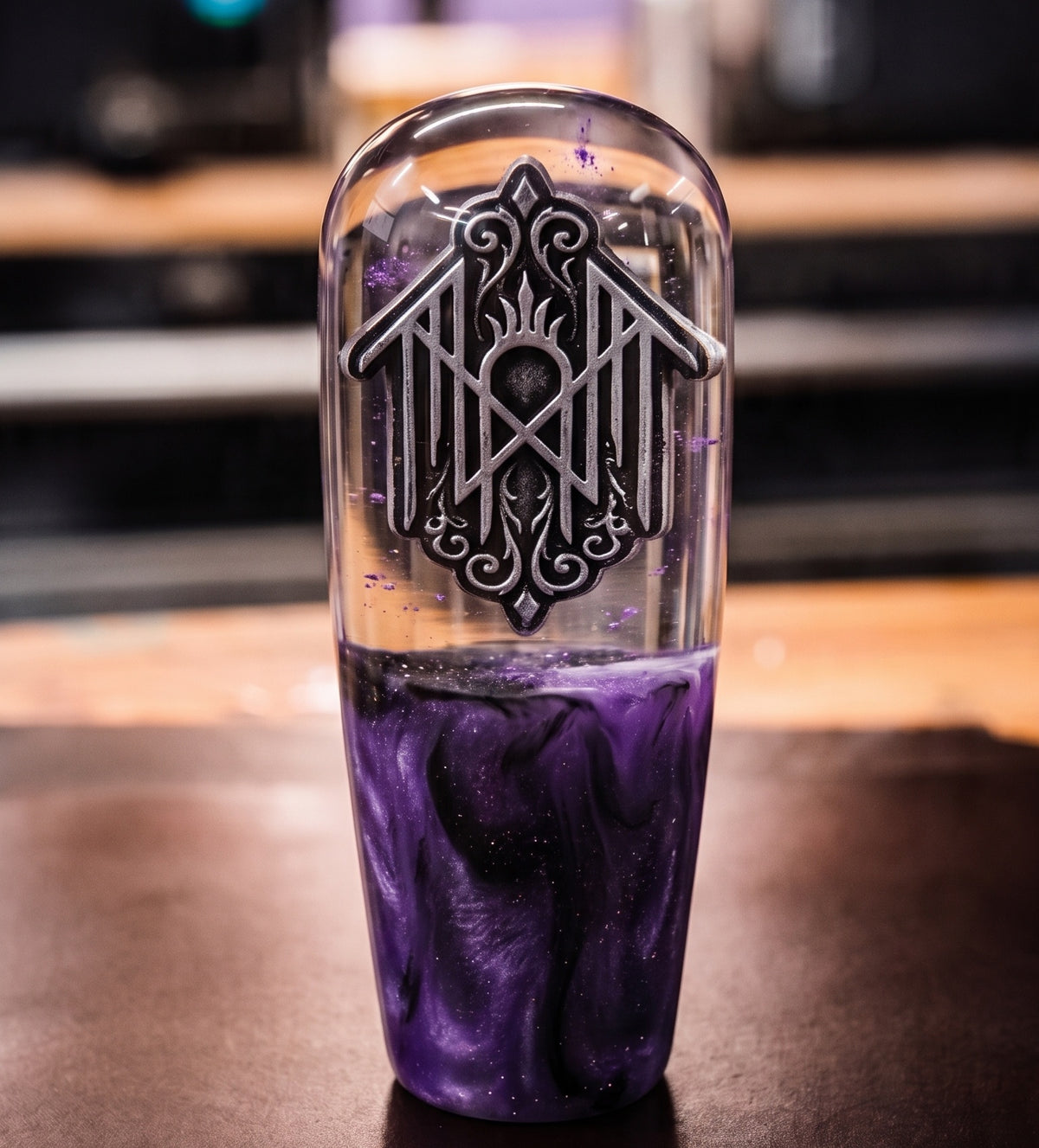 Custom Sleep Token Resin Shift Knob